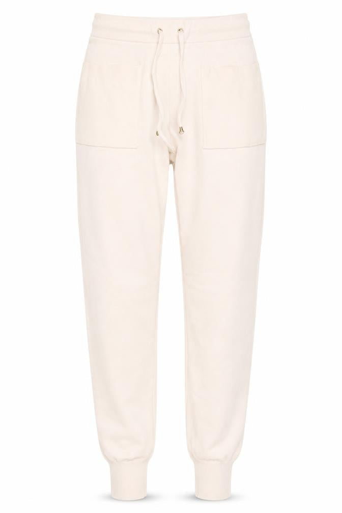Oasis Women Pink XS Jogger Trousers Cotton Blend Elastic Waist