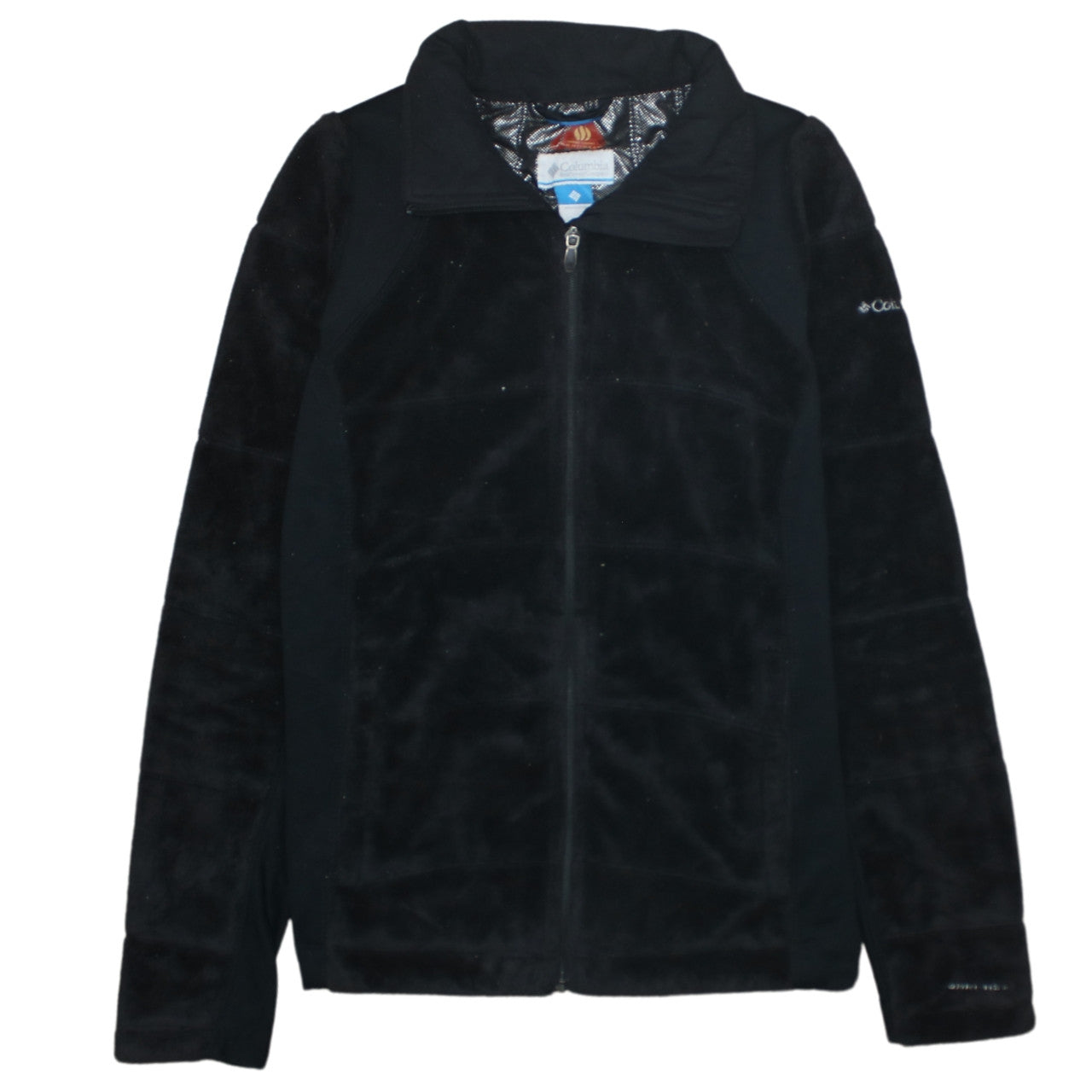 Columbia Men's Black L Fleece Omni-Heat Full Zip Jacket