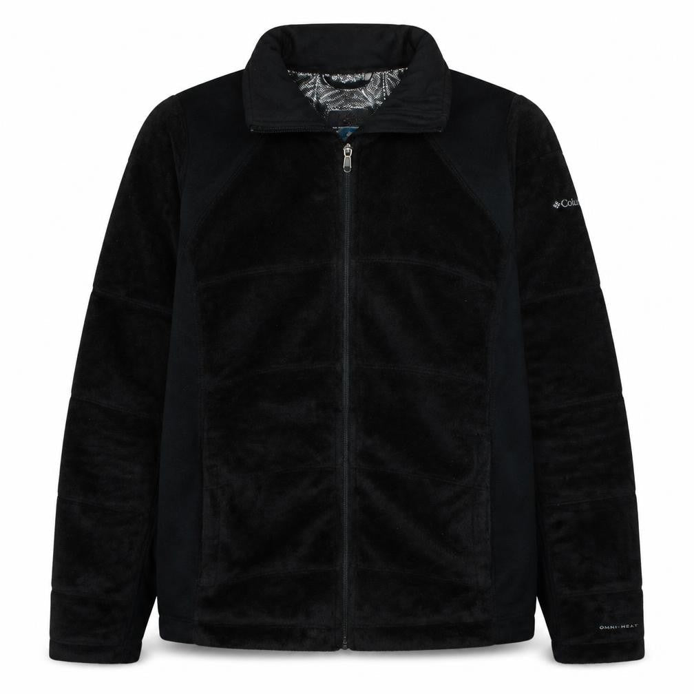 Columbia Men's Black L Fleece Omni-Heat Full Zip Jacket