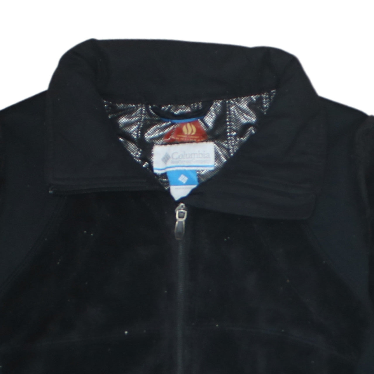 Columbia Men's Black L Fleece Omni-Heat Full Zip Jacket