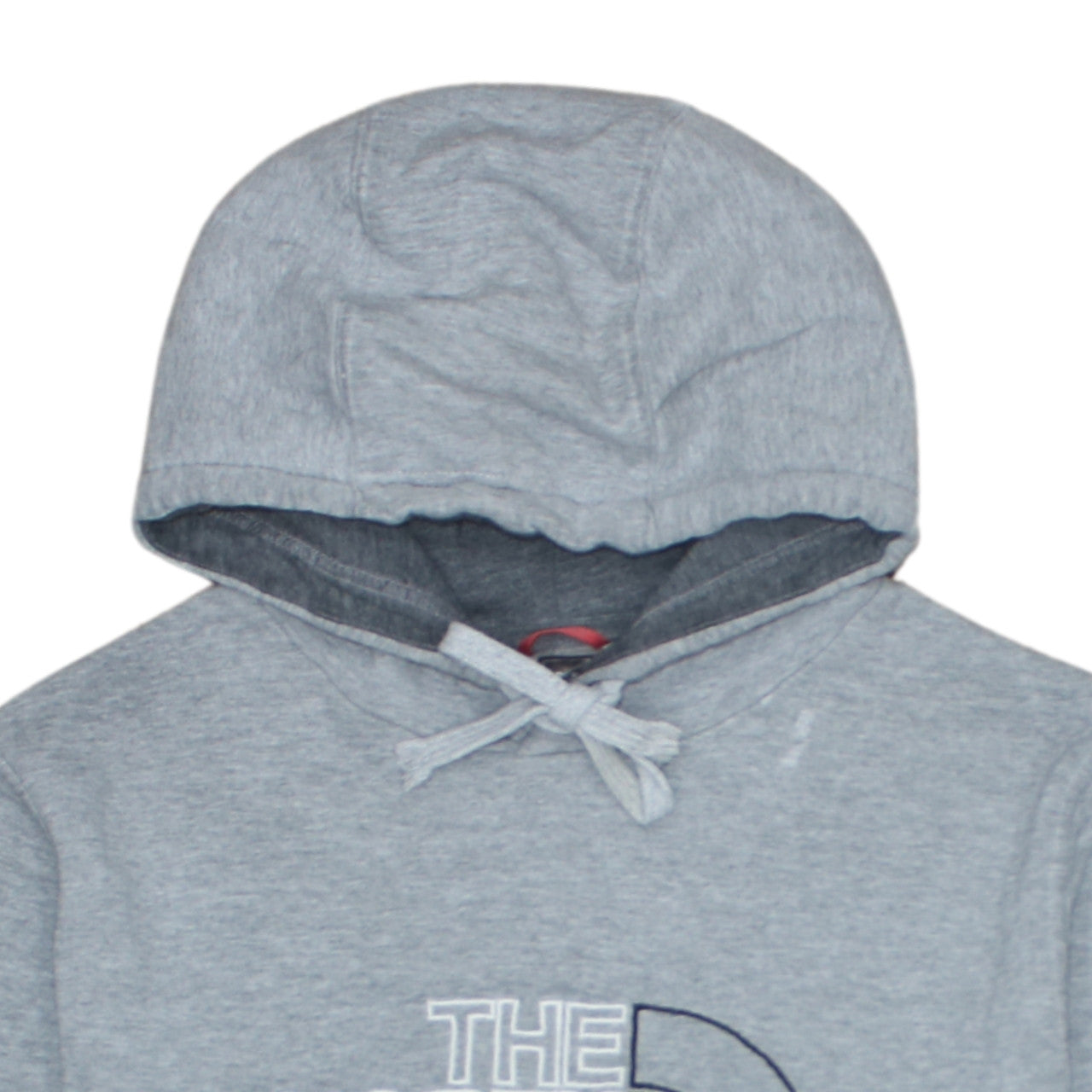 The North Face Men's Grey Pullover Hoodie Size M Embroidered Logo