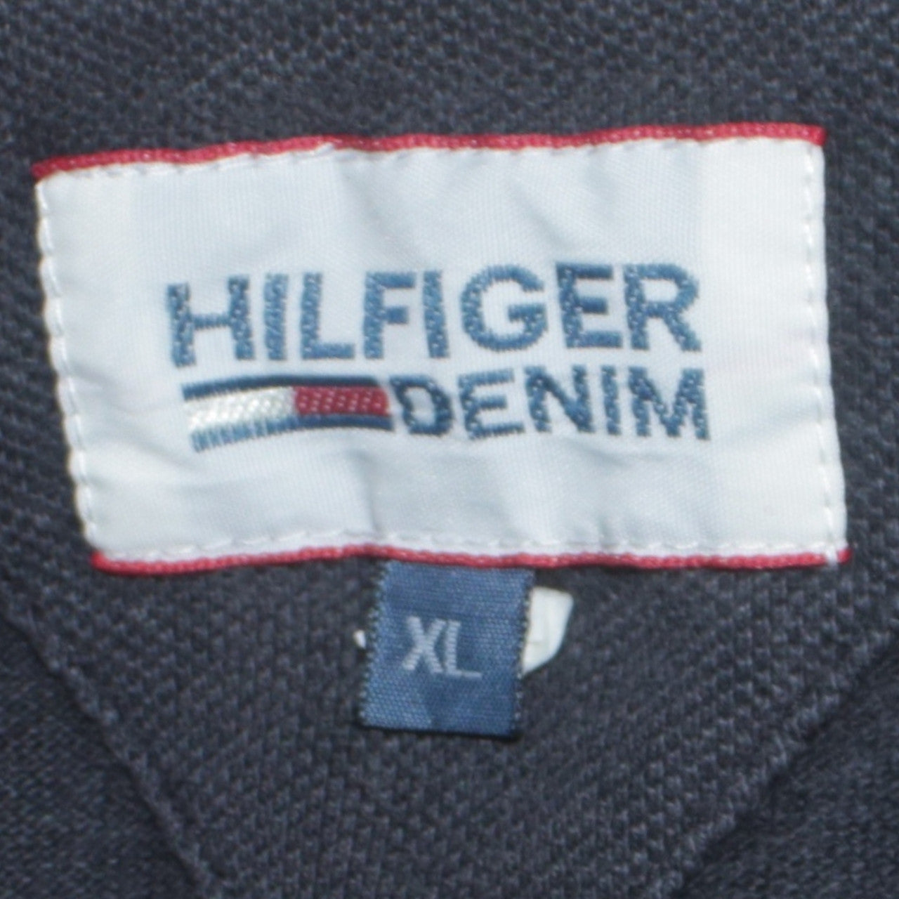 Tommy Hilfiger Men's Black Polo Shirt XL Cotton Classic Style