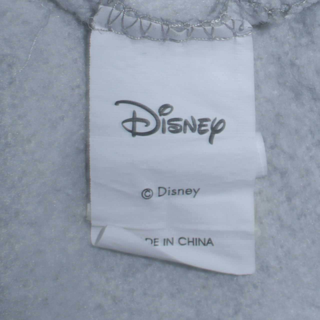 Disney Women's Grey Mickey & Minnie Crew Neck Sweatshirt Size M