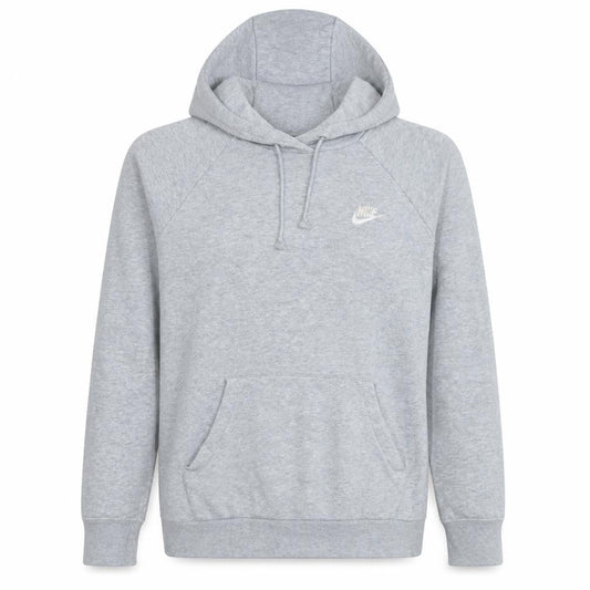 Nike Women’s Grey Small Pullover Hoodie with Logo