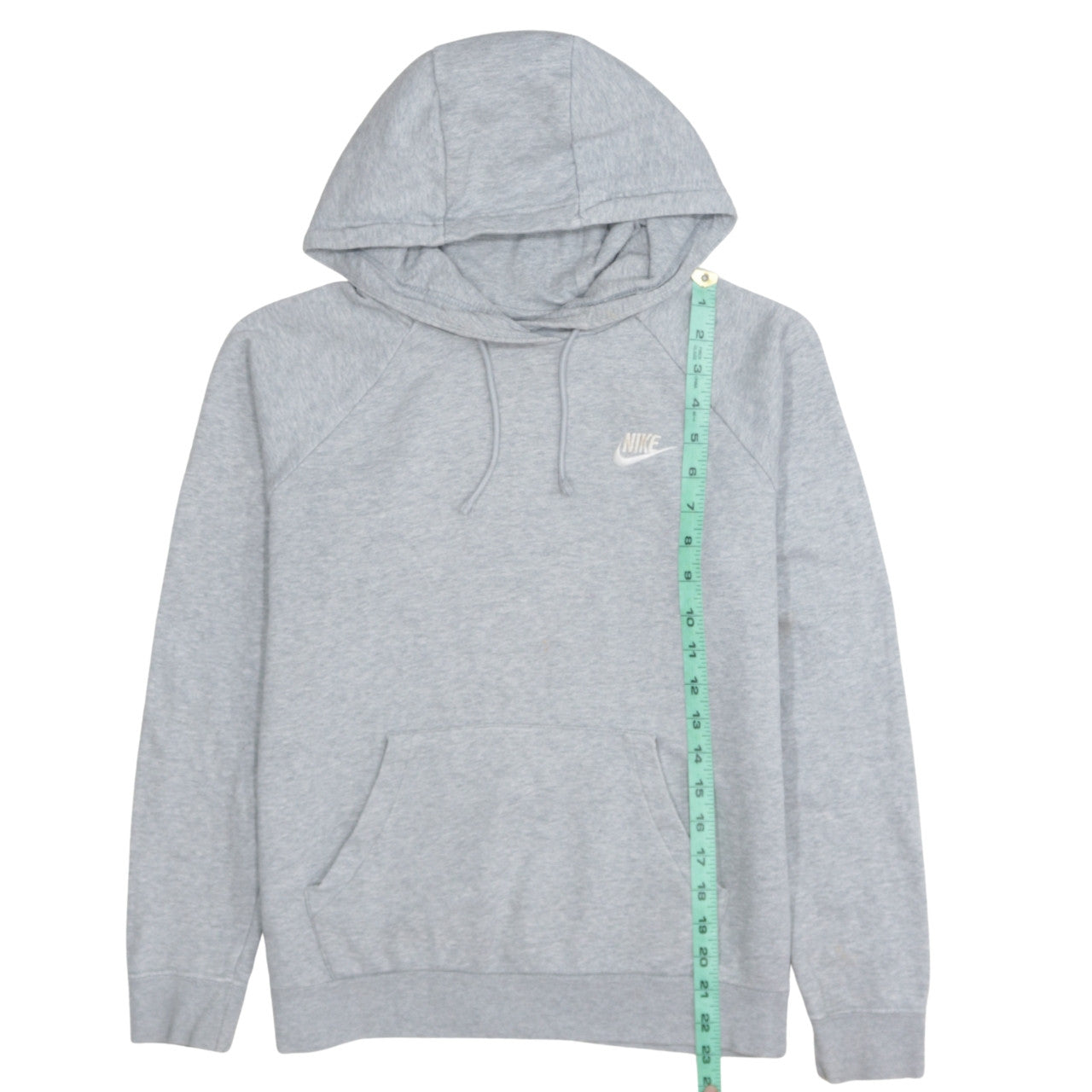 Nike Women’s Grey Small Pullover Hoodie with Logo