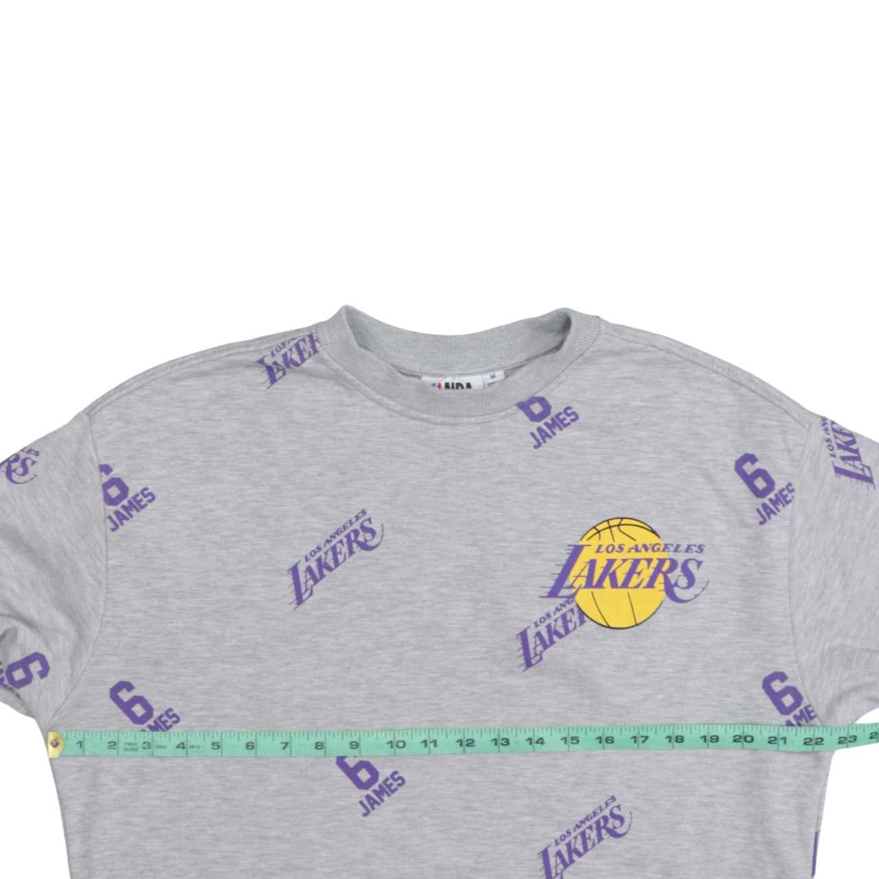 NBA Los Angeles Lakers Men's Grey Graphic Pullover Sweatshirt M