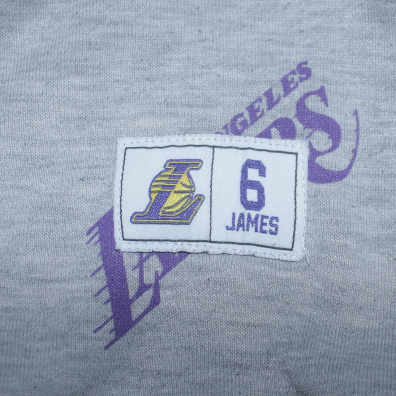 NBA Los Angeles Lakers Men's Grey Graphic Pullover Sweatshirt M