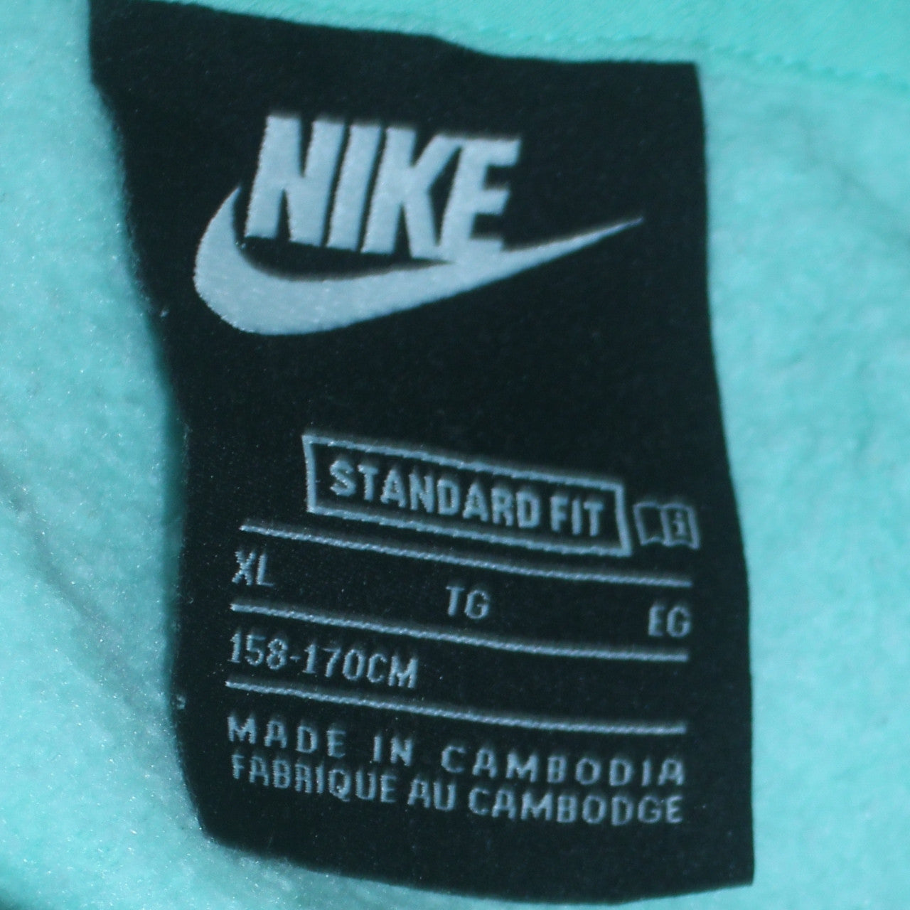 Nike Girls Blue Pullover Hoodie XL Fleece Long Sleeve Casual Sweatshirt