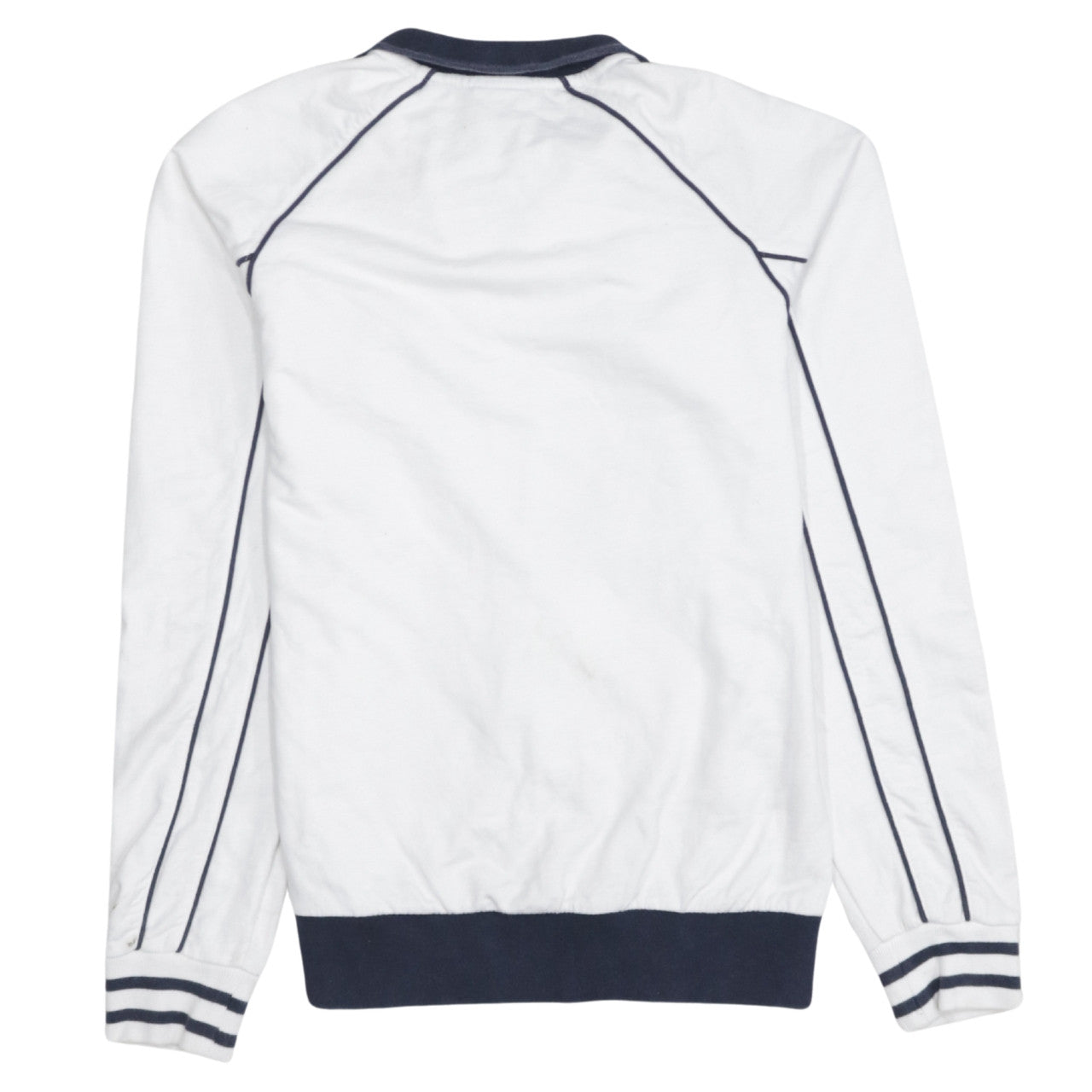 Diesel Men's White Track Jacket M Sports Zip Athletic Top
