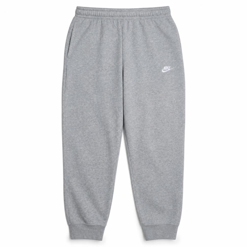 Nike Men Grey Jogger Sweatpants L Regular Fit Fleece Activewear