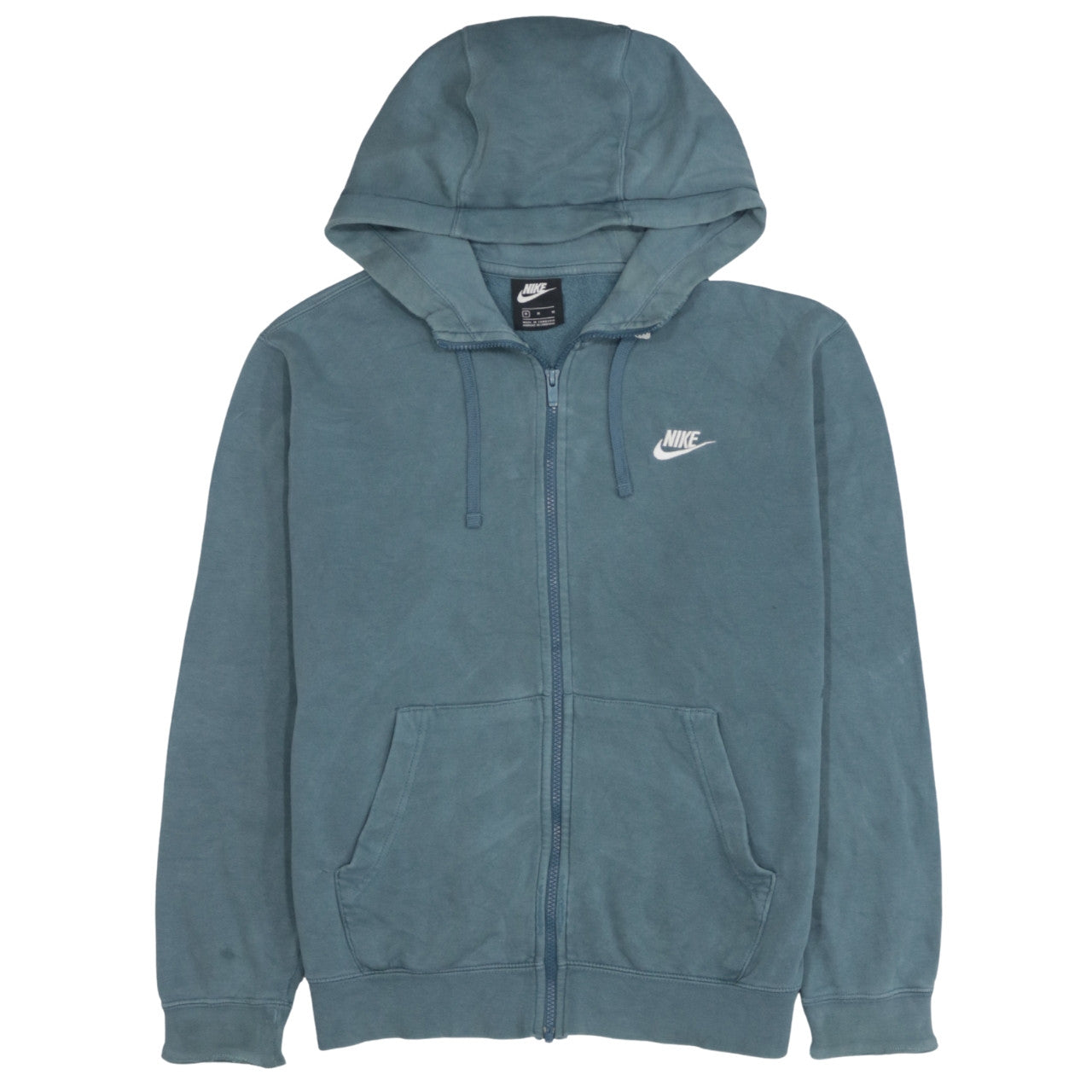 Nike Men's Blue Full Zip Hoodie Size M Sportswear
