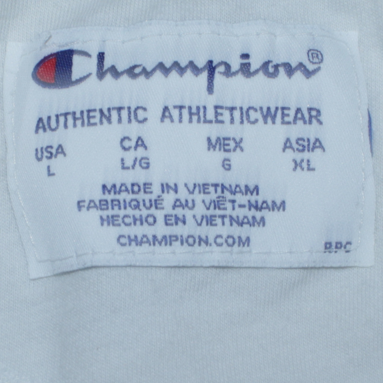 Champion Womens Blue Yellow Tie-Dye Pullover Sweatshirt L