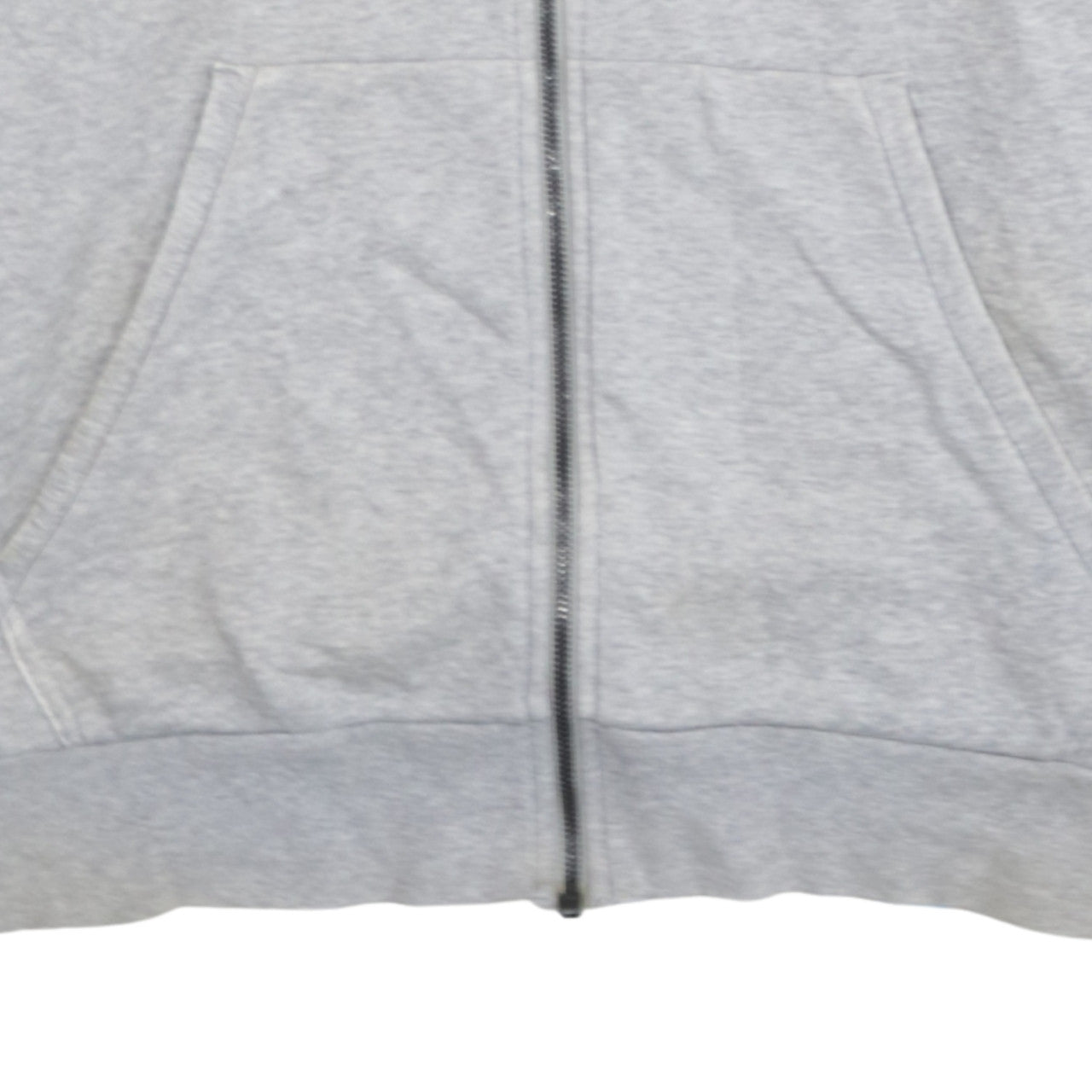Adidas Men’s Grey Full Zip Hoodie L Regular Fit Sports Style