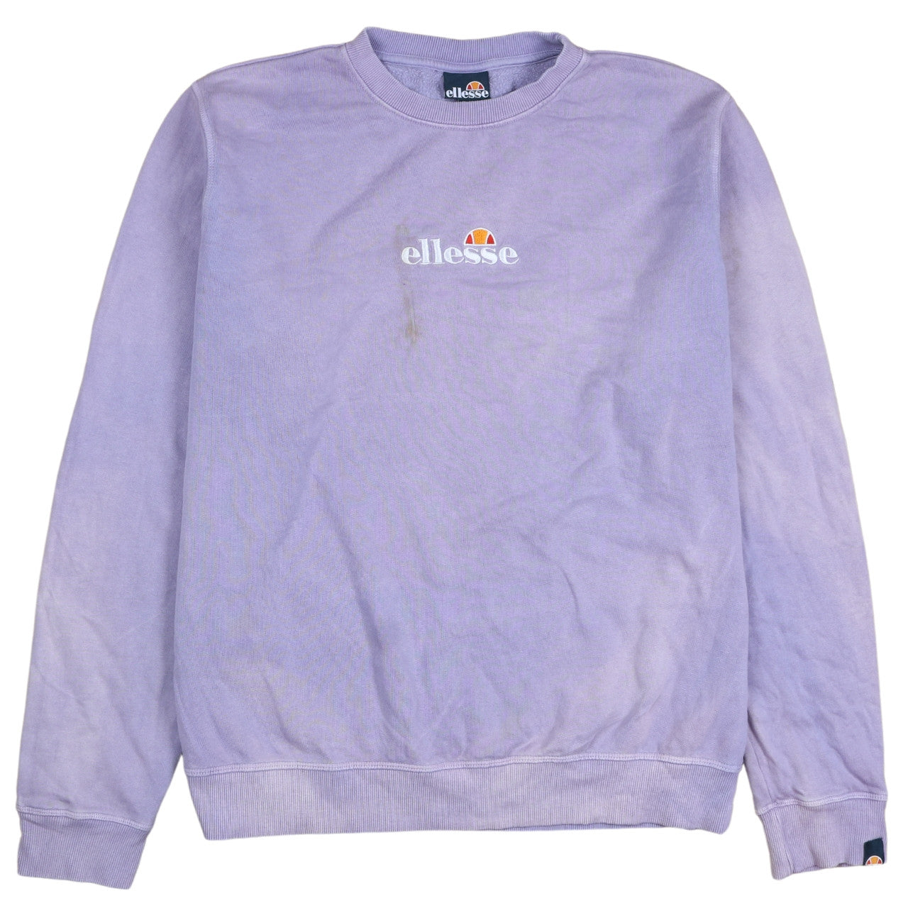 Ellesse Women Purple Pullover Sweatshirt UK 14 Logo Embroidered Casual