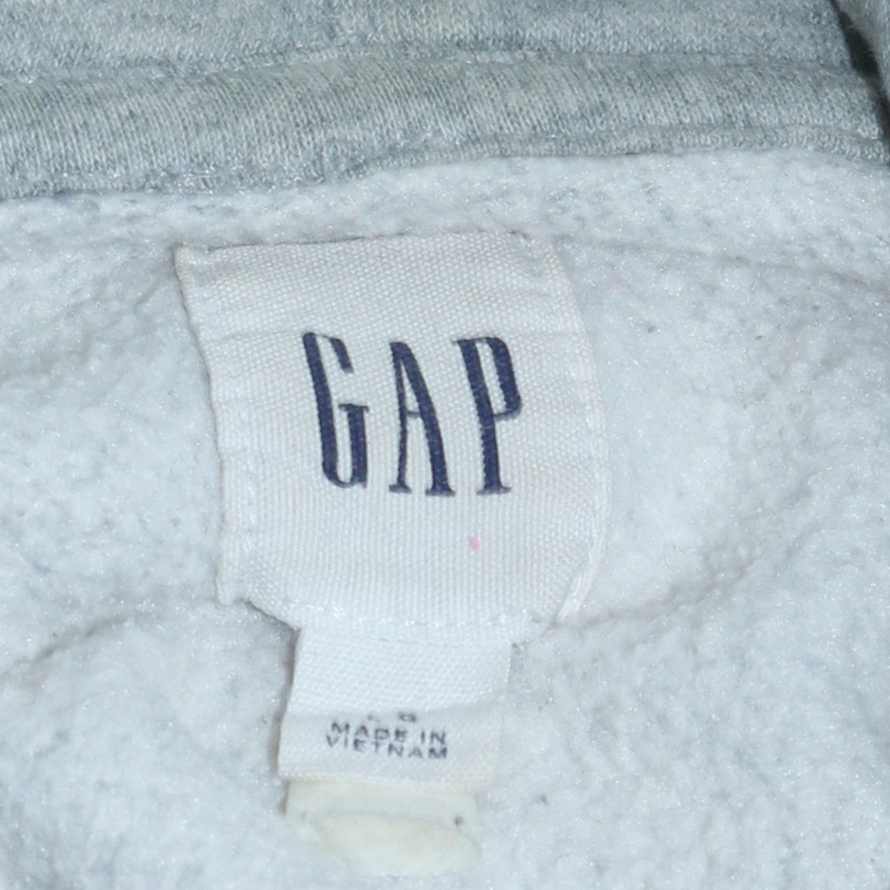 GAP Men's Grey Pullover Hoodie L Regular Fit Cotton Blend