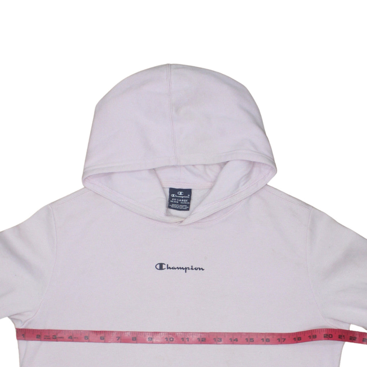 Champion Girls Pink Pullover Hoodie 15-16 Years Cotton Blend Logo Sweatshirt