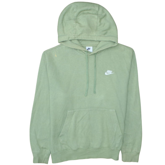Nike Men's Green Pullover Hoodie Size S Regular Fit Logo
