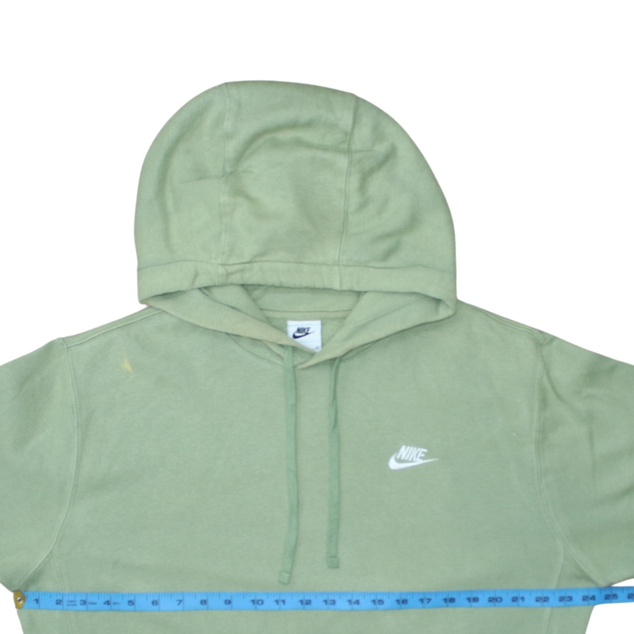 Nike Men's Green Pullover Hoodie Size S Regular Fit Logo