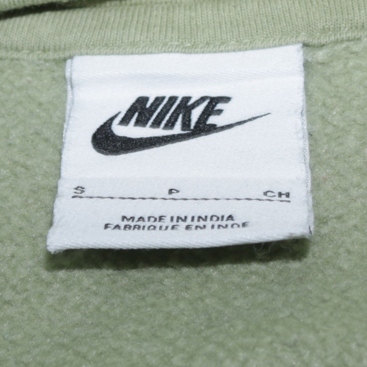 Nike Men's Green Pullover Hoodie Size S Regular Fit Logo