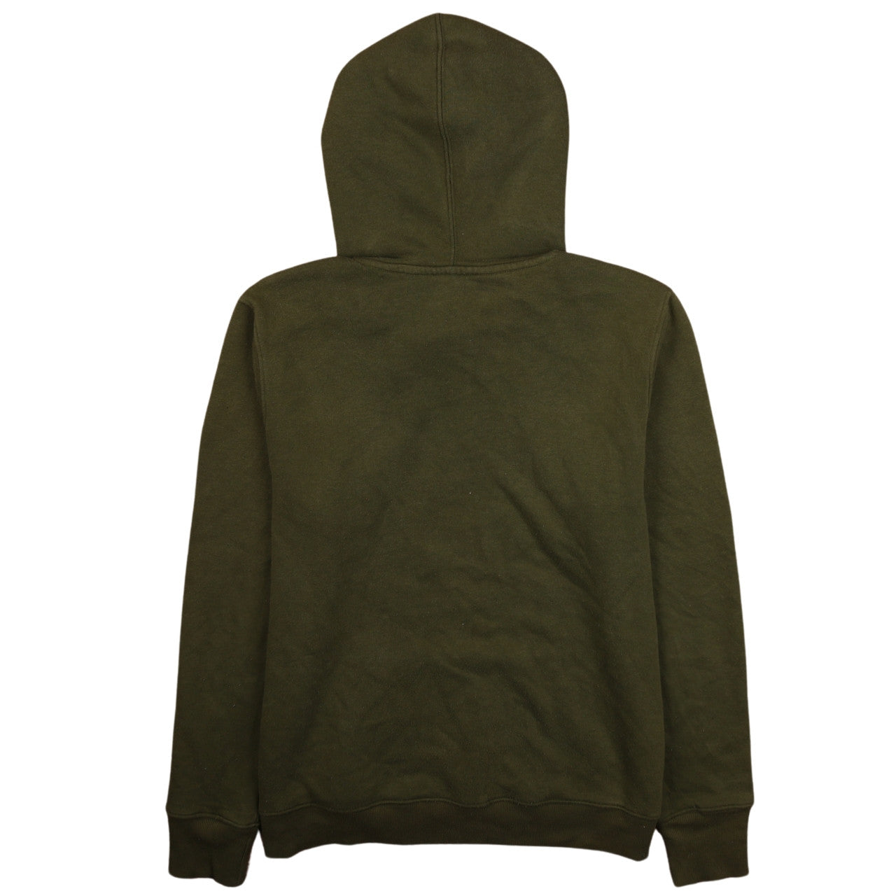 FILA Womens Green Pullover Hoodie Size L Logo Casual Sweatshirt