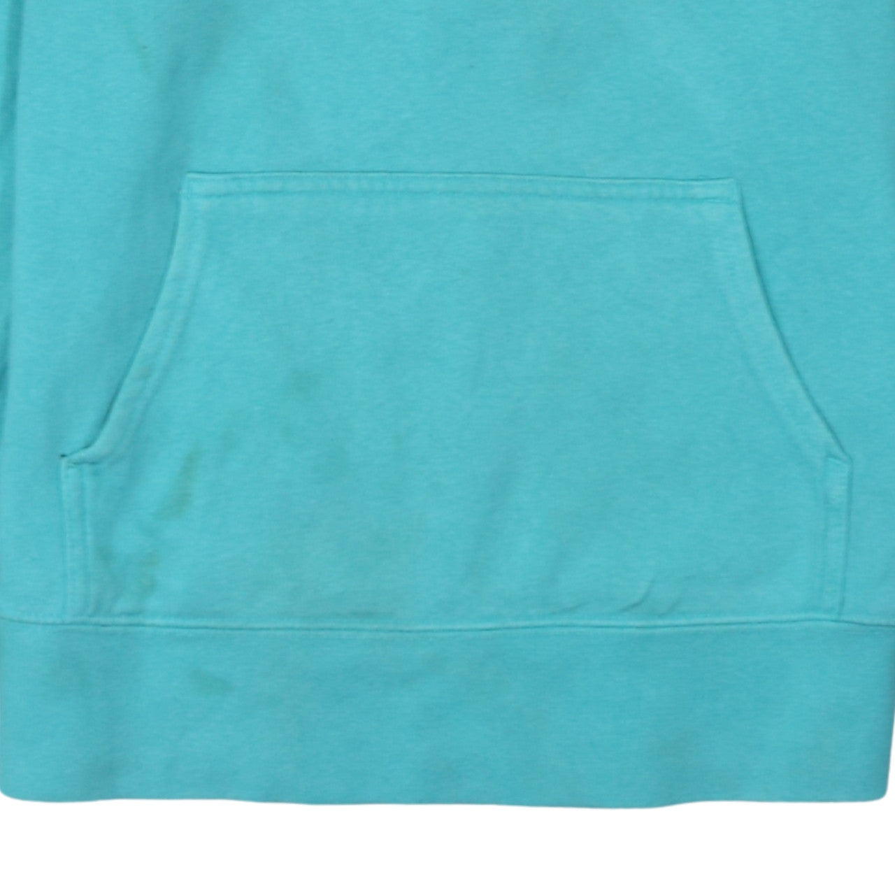 The North Face Womens Blue Pullover Hoodie Size M Logo Print