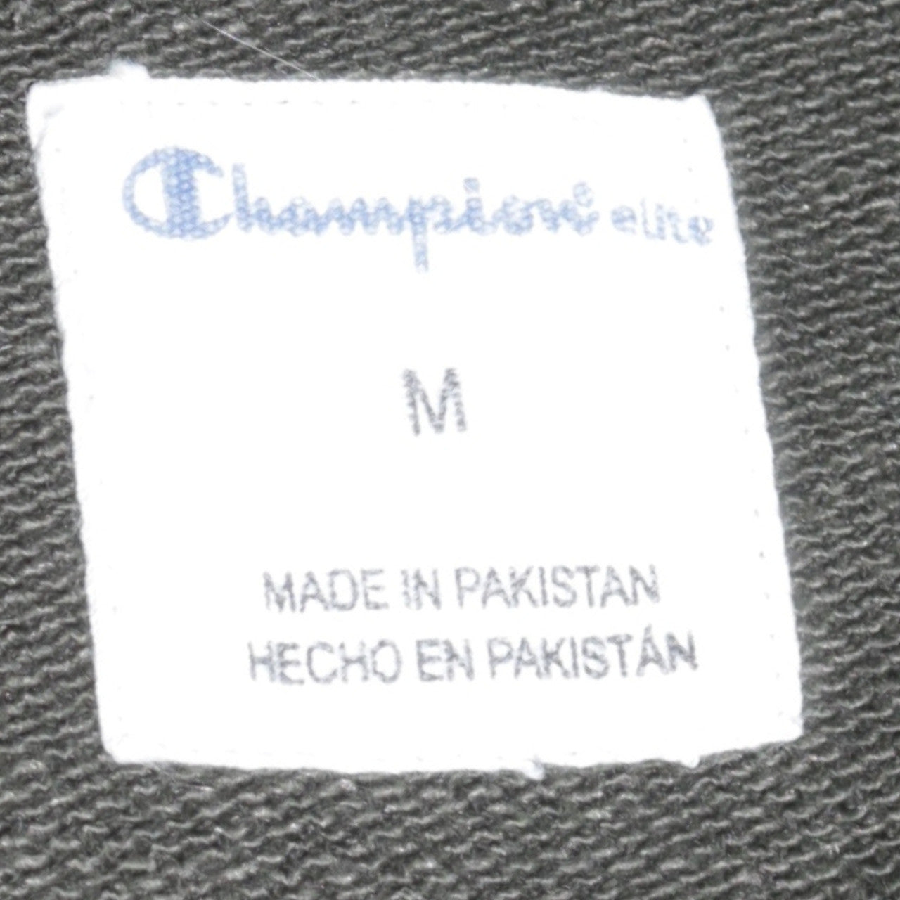 Champion Men's Green Pullover Hoodie M Embroidered Logo Fleece