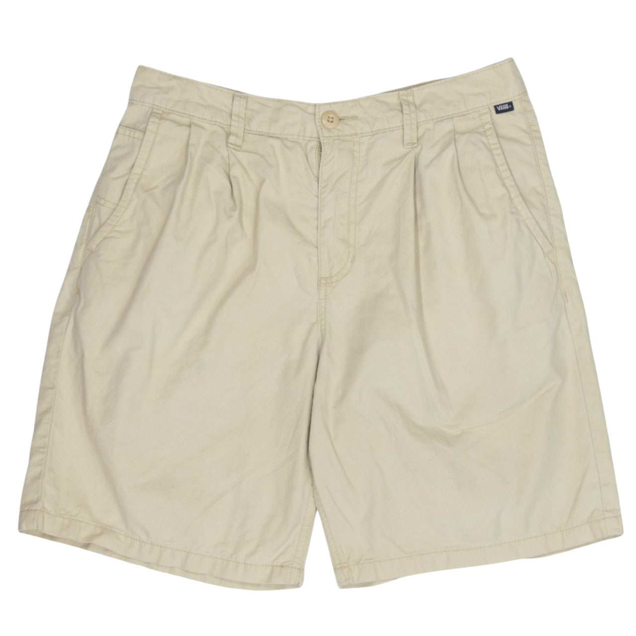 Vans Men’s Beige Chino Shorts Size 31 Regular Fit Casual