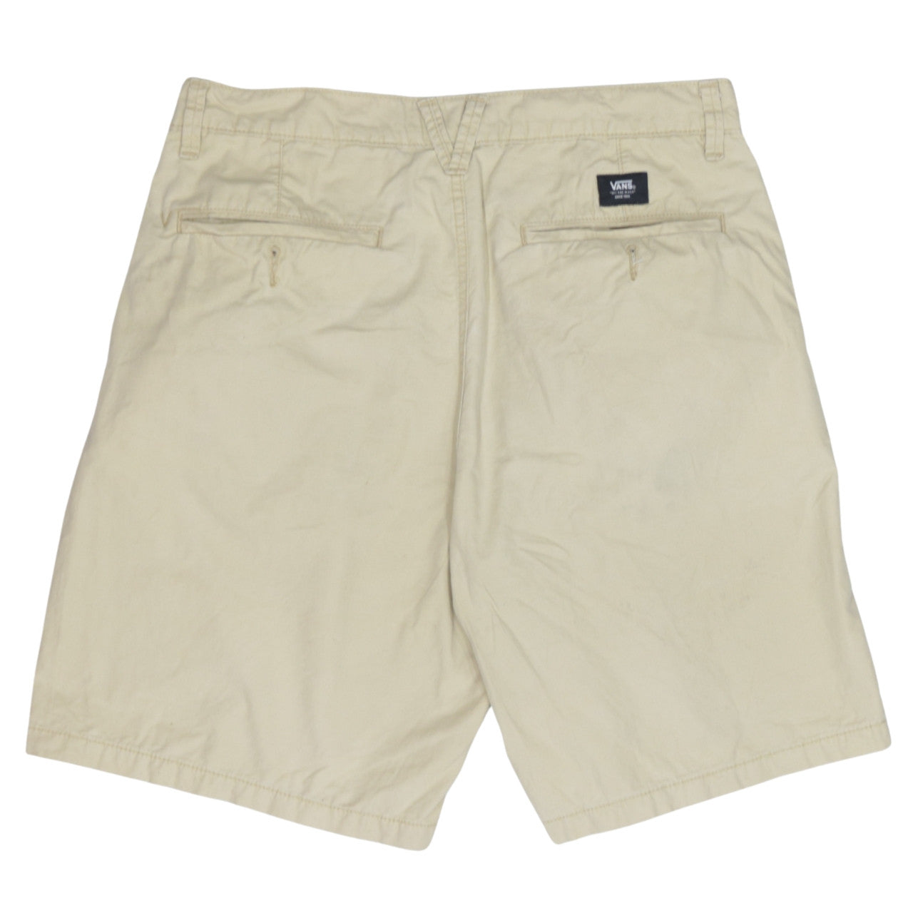 Vans Men’s Beige Chino Shorts Size 31 Regular Fit Casual