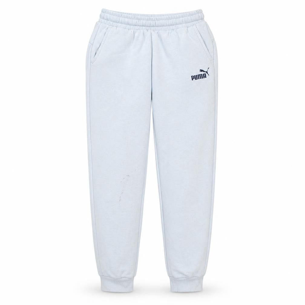 Puma Boys White Jogger Sweatpants 15-16 Yrs Fleece Comfort Active Trousers