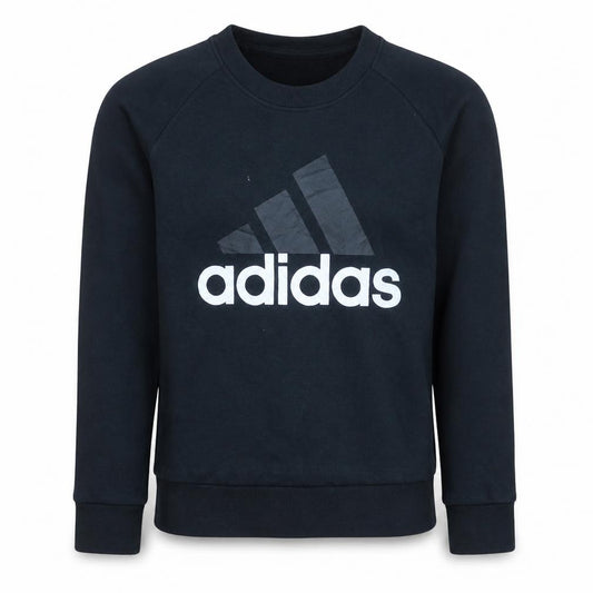 Adidas Women's Black Medium Pullover Sweatshirt Crew Neck Classic Fit