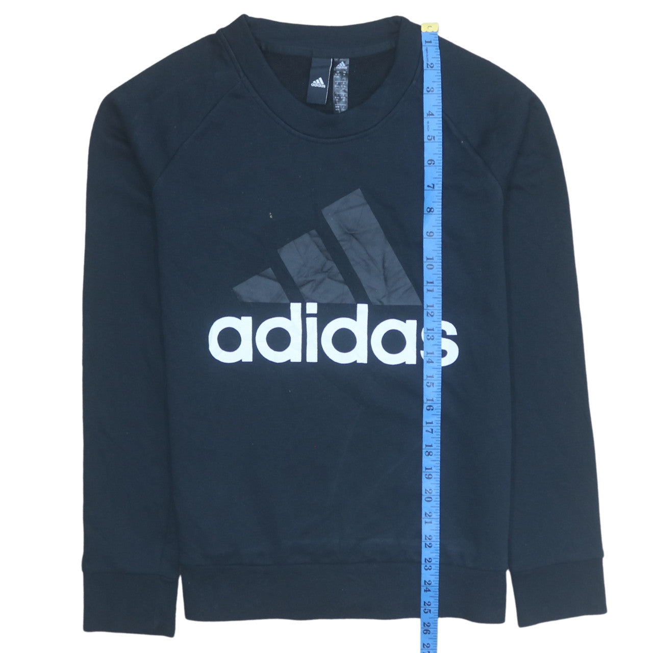 Adidas Women's Black Medium Pullover Sweatshirt Crew Neck Classic Fit