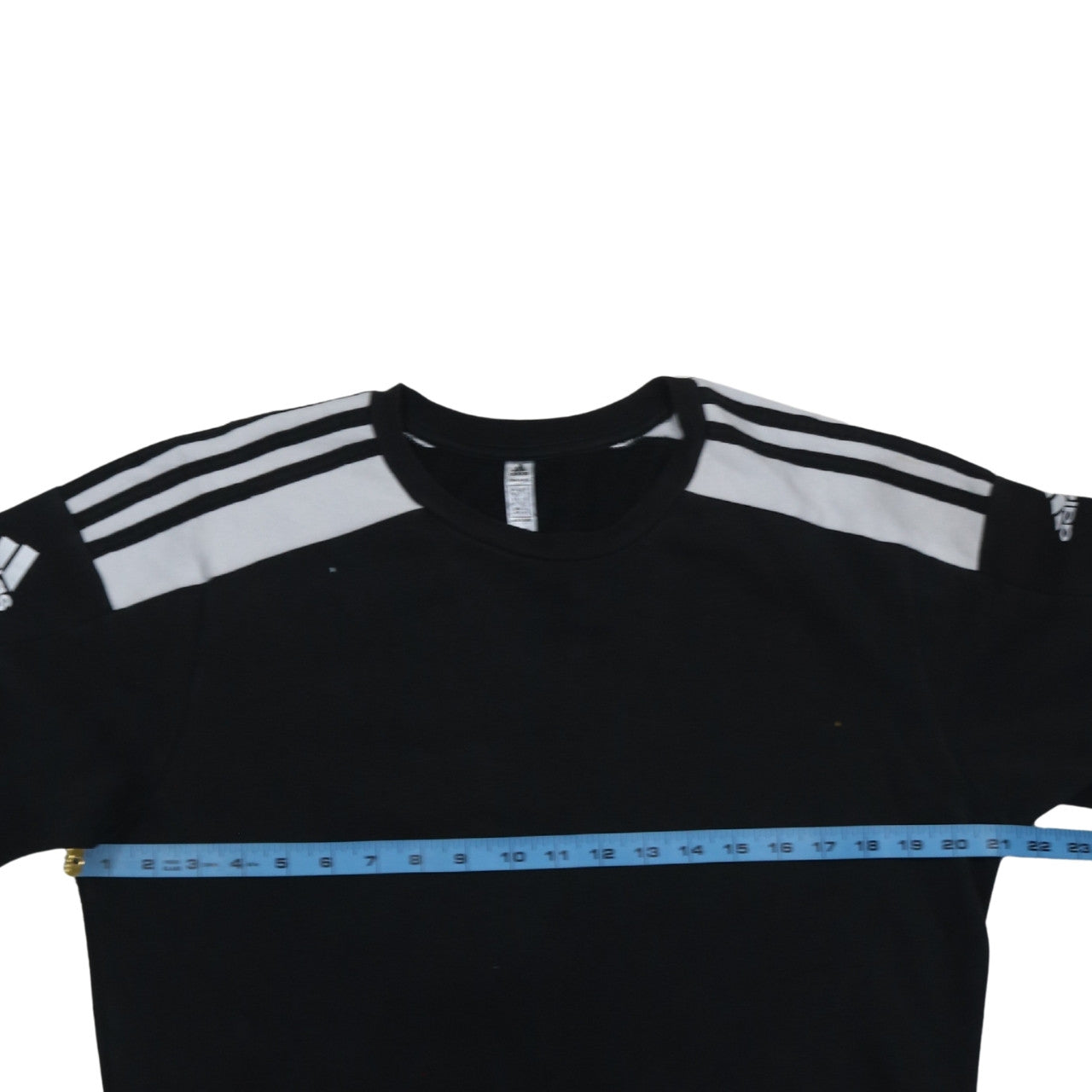 adidas Men's Black Small Pullover Sweatshirt Crew Neck Logo