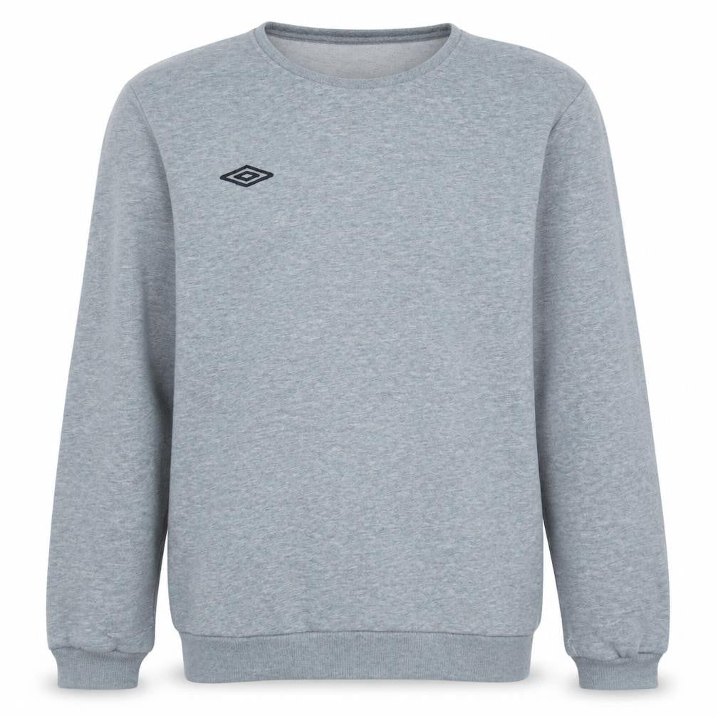 Umbro Men's Grey Crew Neck Pullover Sweatshirt Size M