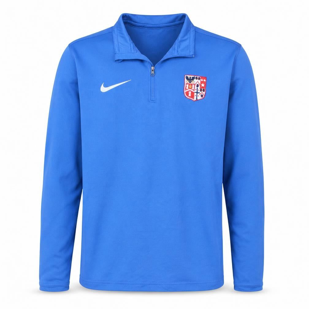 Nike Men's Blue Dri-Fit 1/4 Zip Athletic Sweatshirt Size S