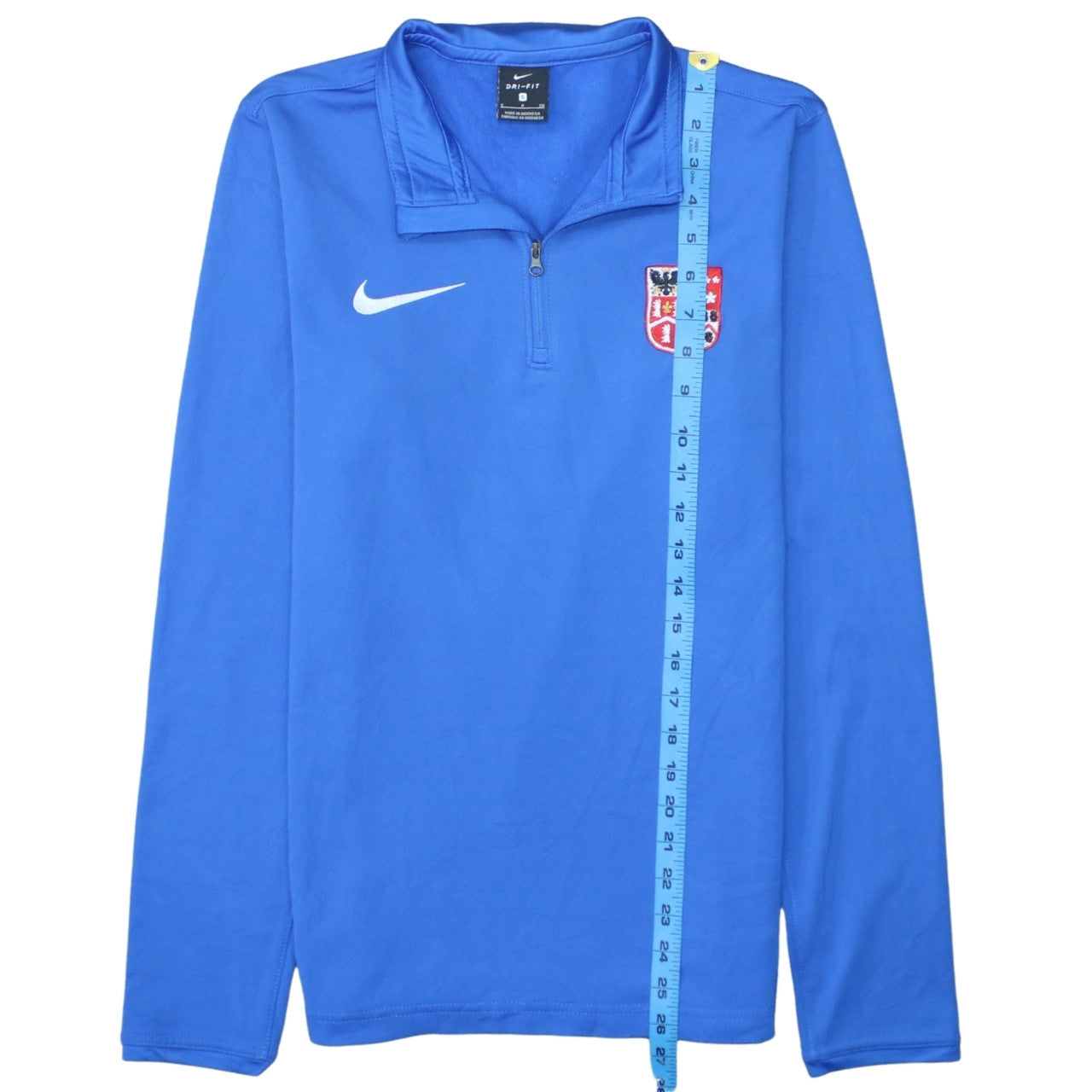 Nike Men's Blue Dri-Fit 1/4 Zip Athletic Sweatshirt Size S