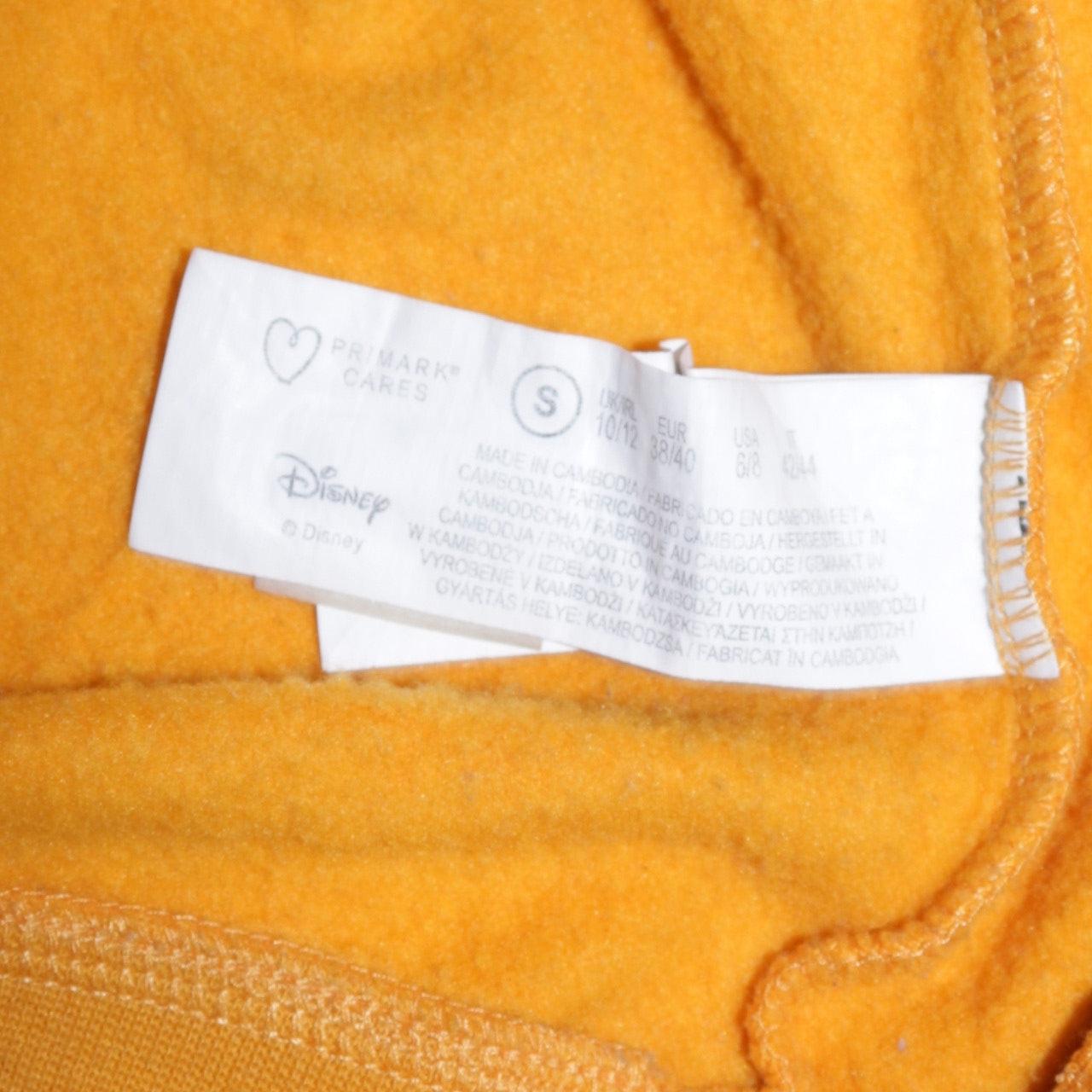 Disney Womens Yellow Mickey & Co Sweatshirt Size 10/12 S