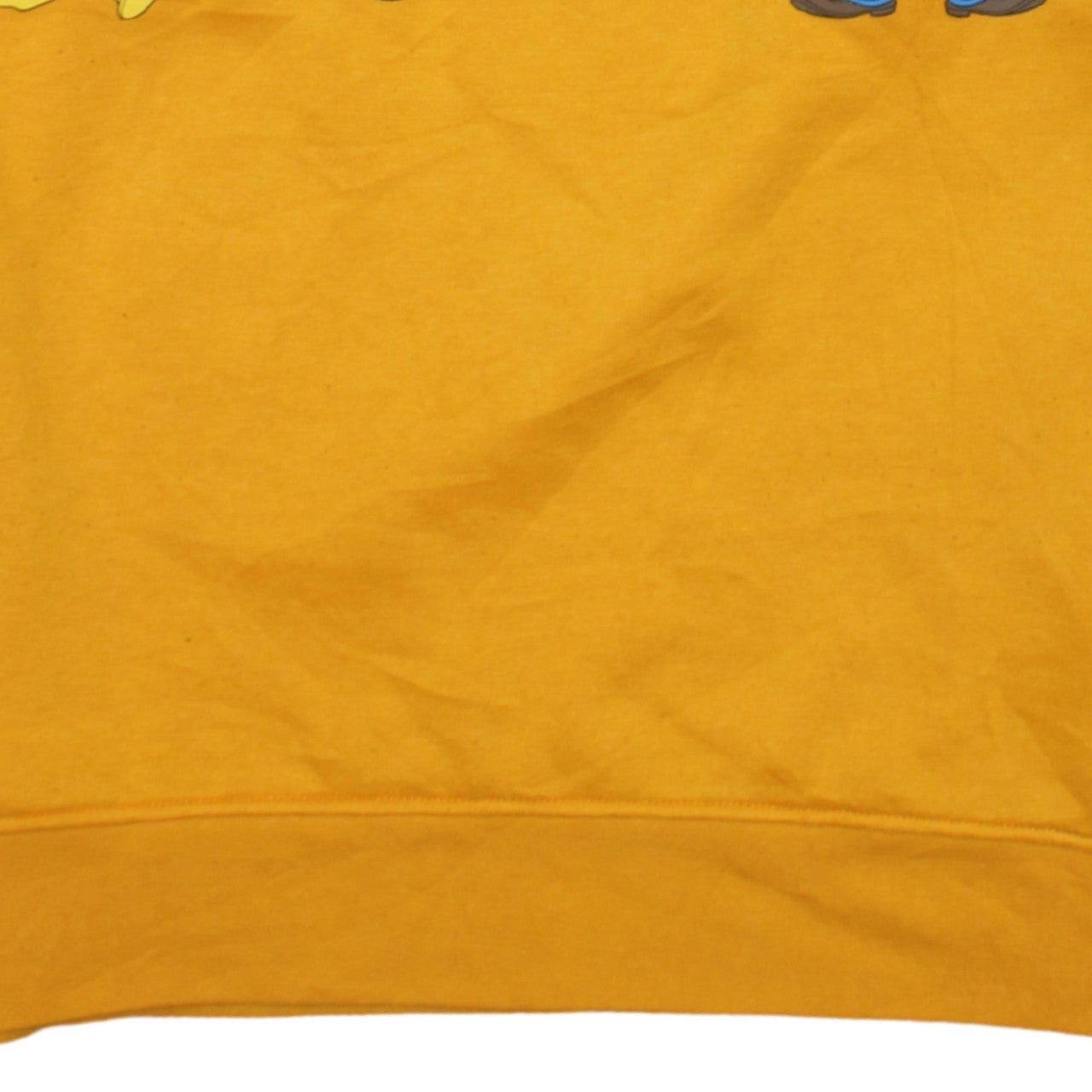 Disney Womens Yellow Mickey & Co Sweatshirt Size 10/12 S