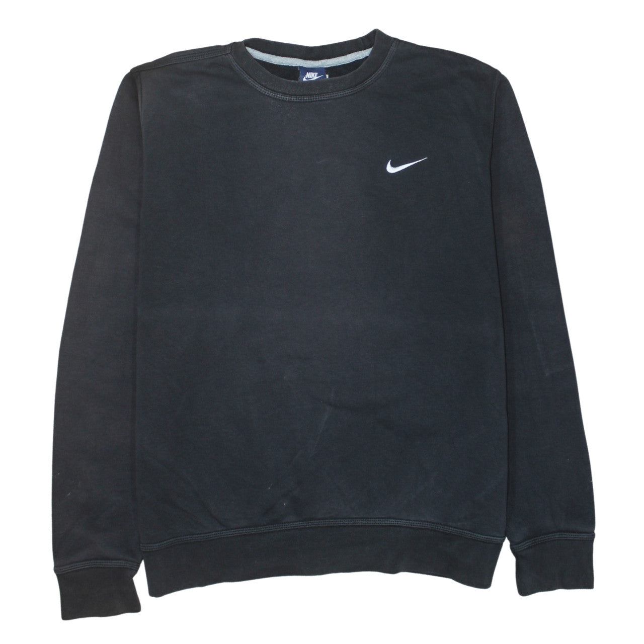 Nike Men's Black L Pullover Crew Neck Fleece Sweatshirt