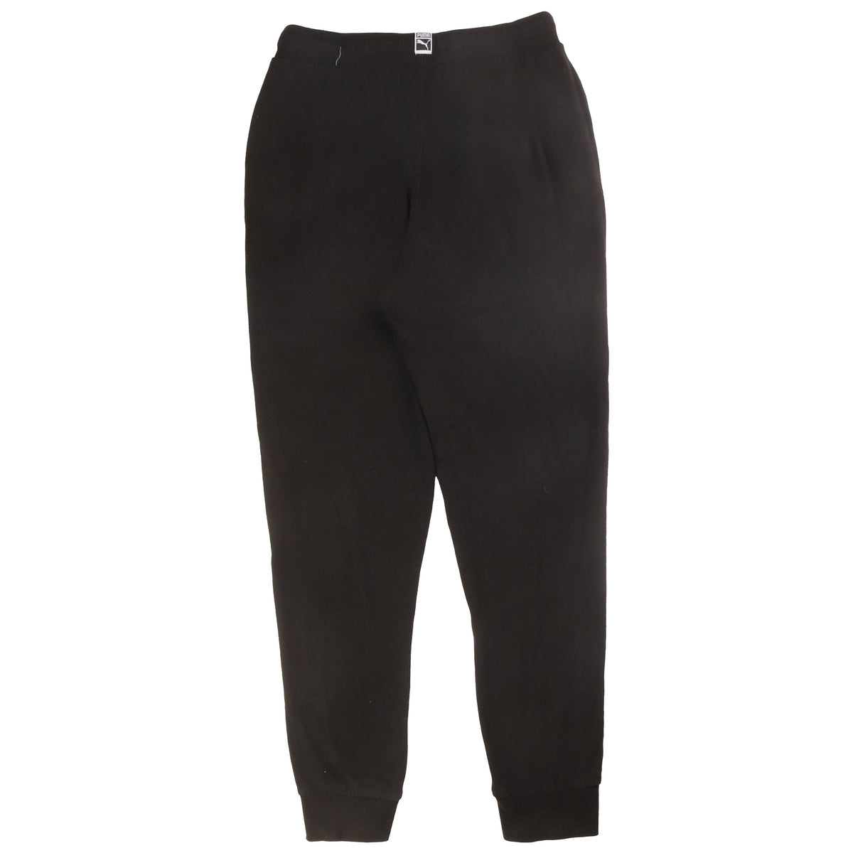 Puma Teens Black Jogger Trousers Size 14 Fleece Logo Activewear