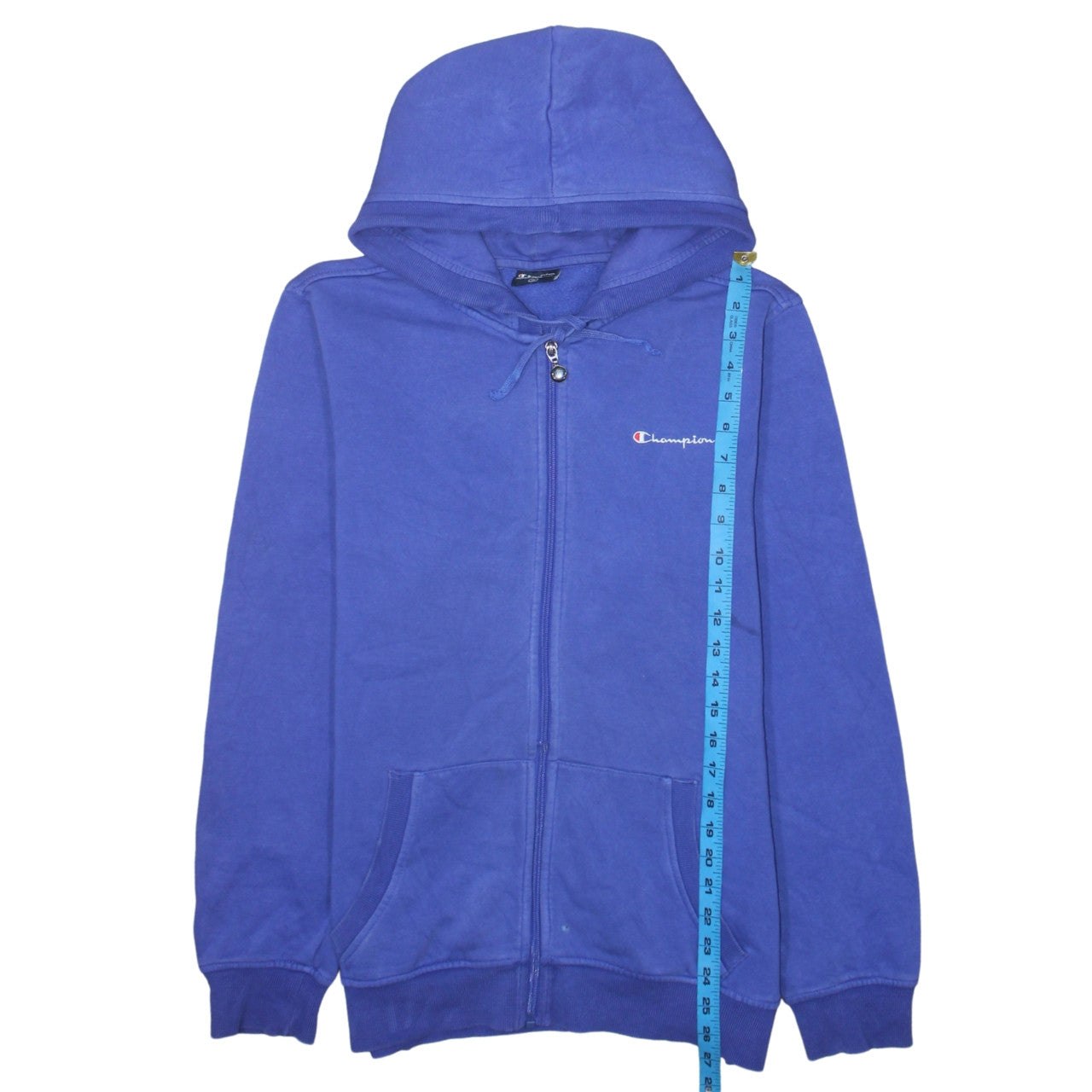 Champion Womens Blue Full Zip Hoodie XL Casual Sportswear