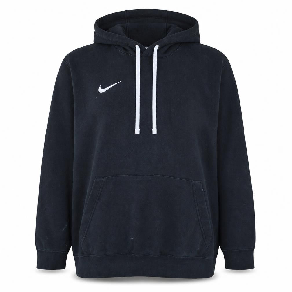 Nike Women’s Black XXL Pullover Hoodie with White Swoosh Logo