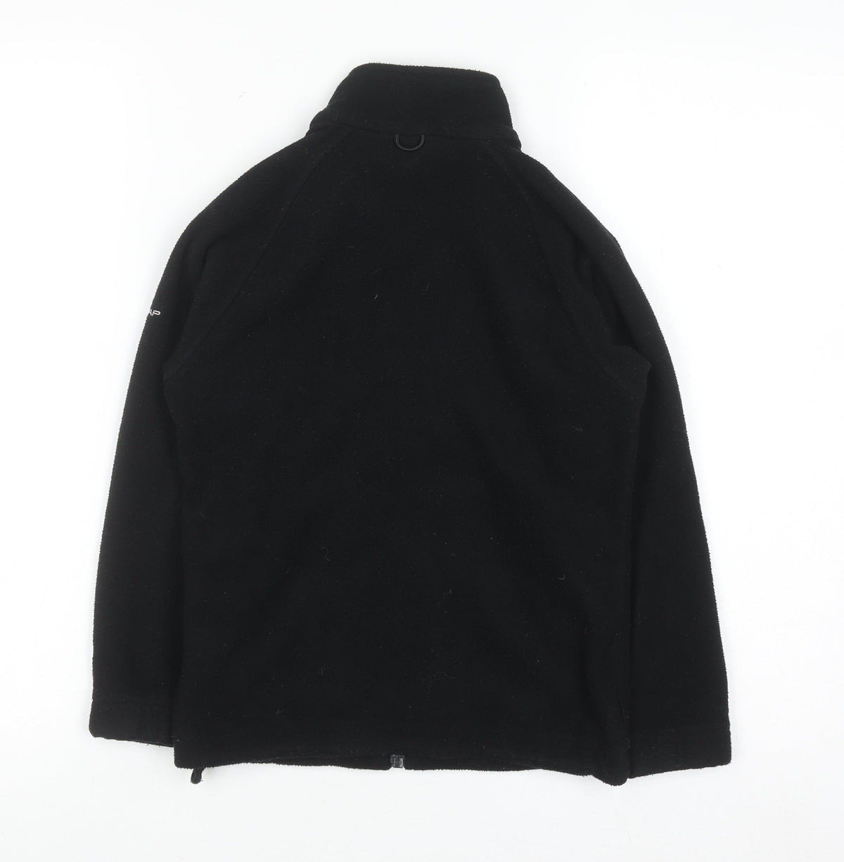 Trespass Boys Black Full Zip Fleece Sweatshirt 5-6 Years Outdoor Jacket