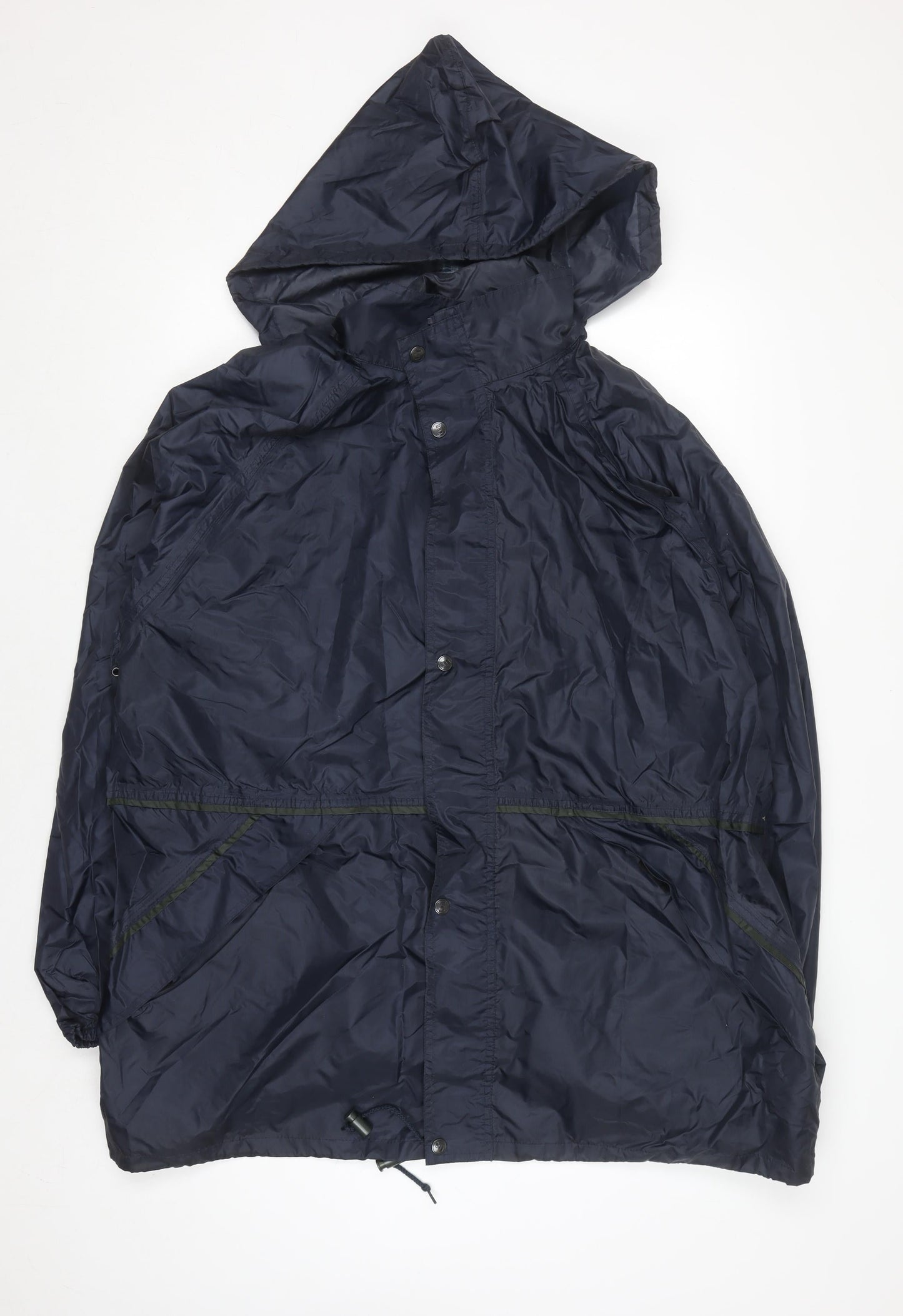 Gelert Men's Blue Waterproof Hooded Rain Jacket XL Outdoor Coat