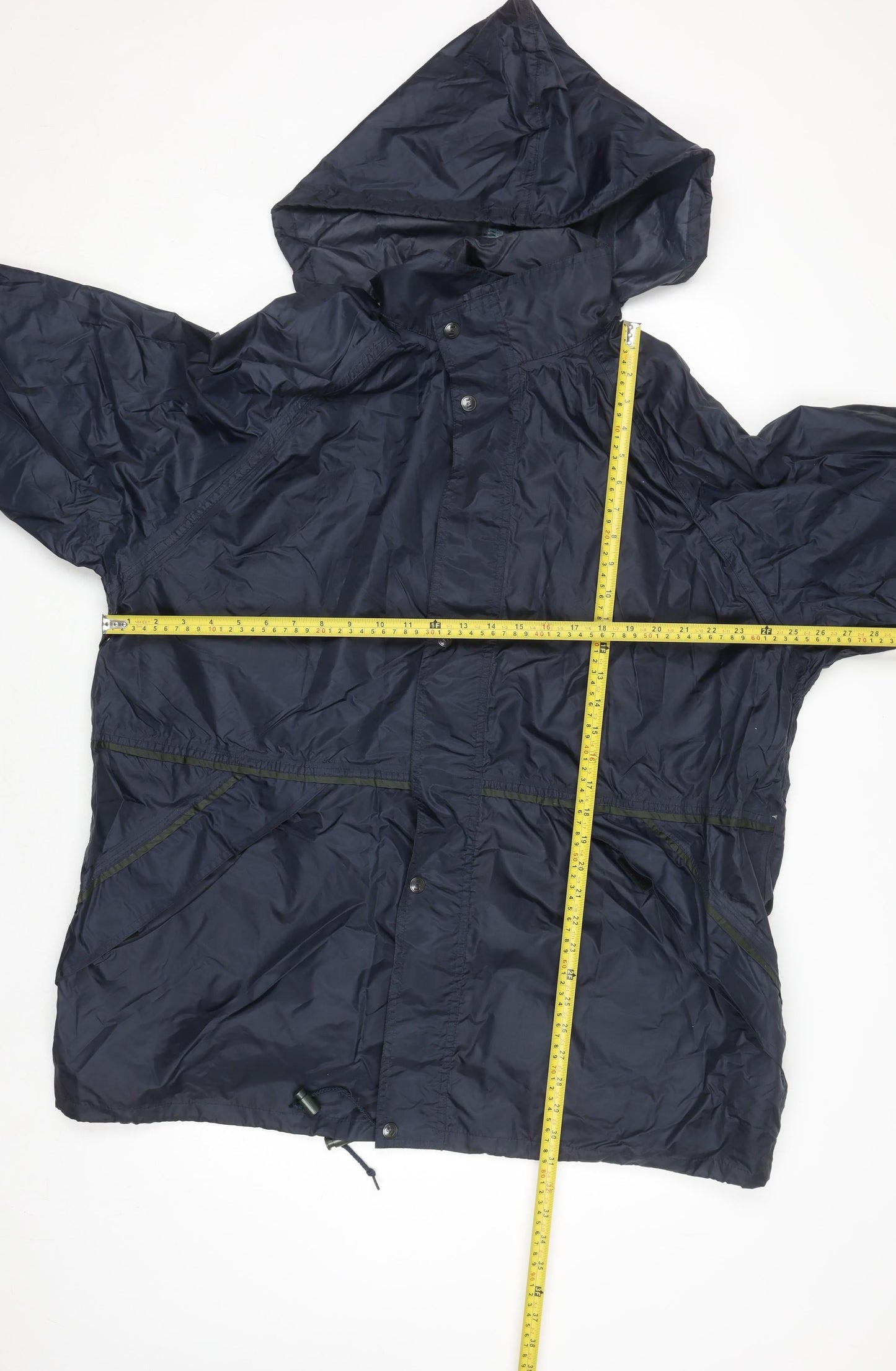 Gelert Men's Blue Waterproof Hooded Rain Jacket XL Outdoor Coat