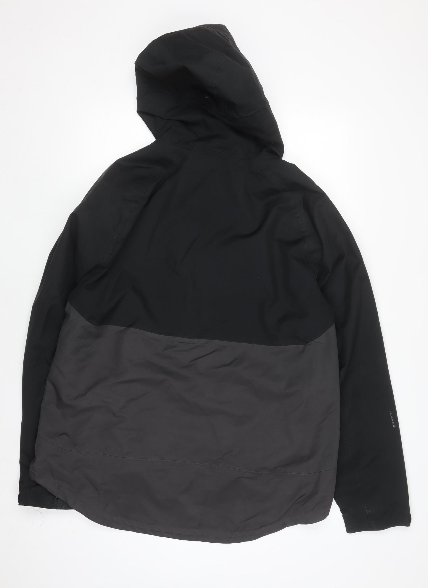 Mountain Warehouse Men's Black Waterproof Hooded XL Rain Jacket