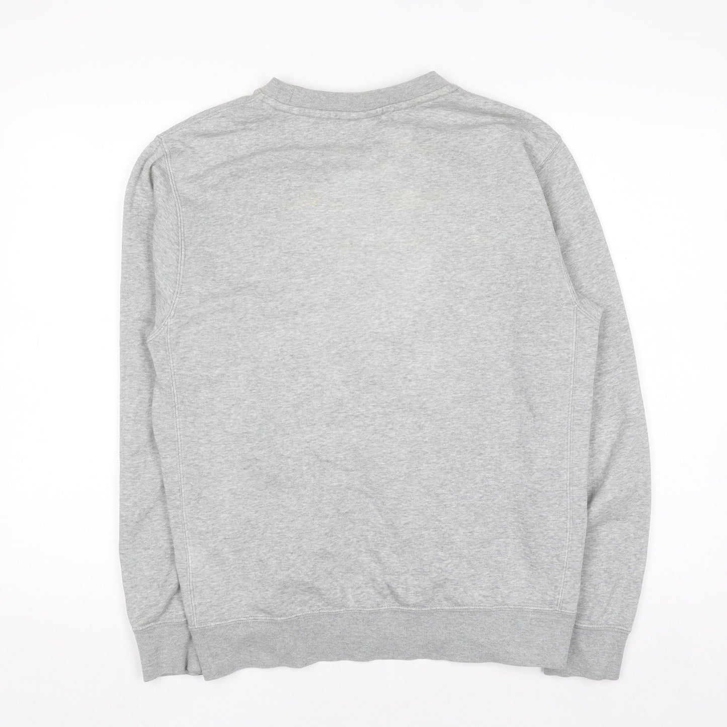 Nike Men's Grey Crew Neck Pullover Sweatshirt Size S