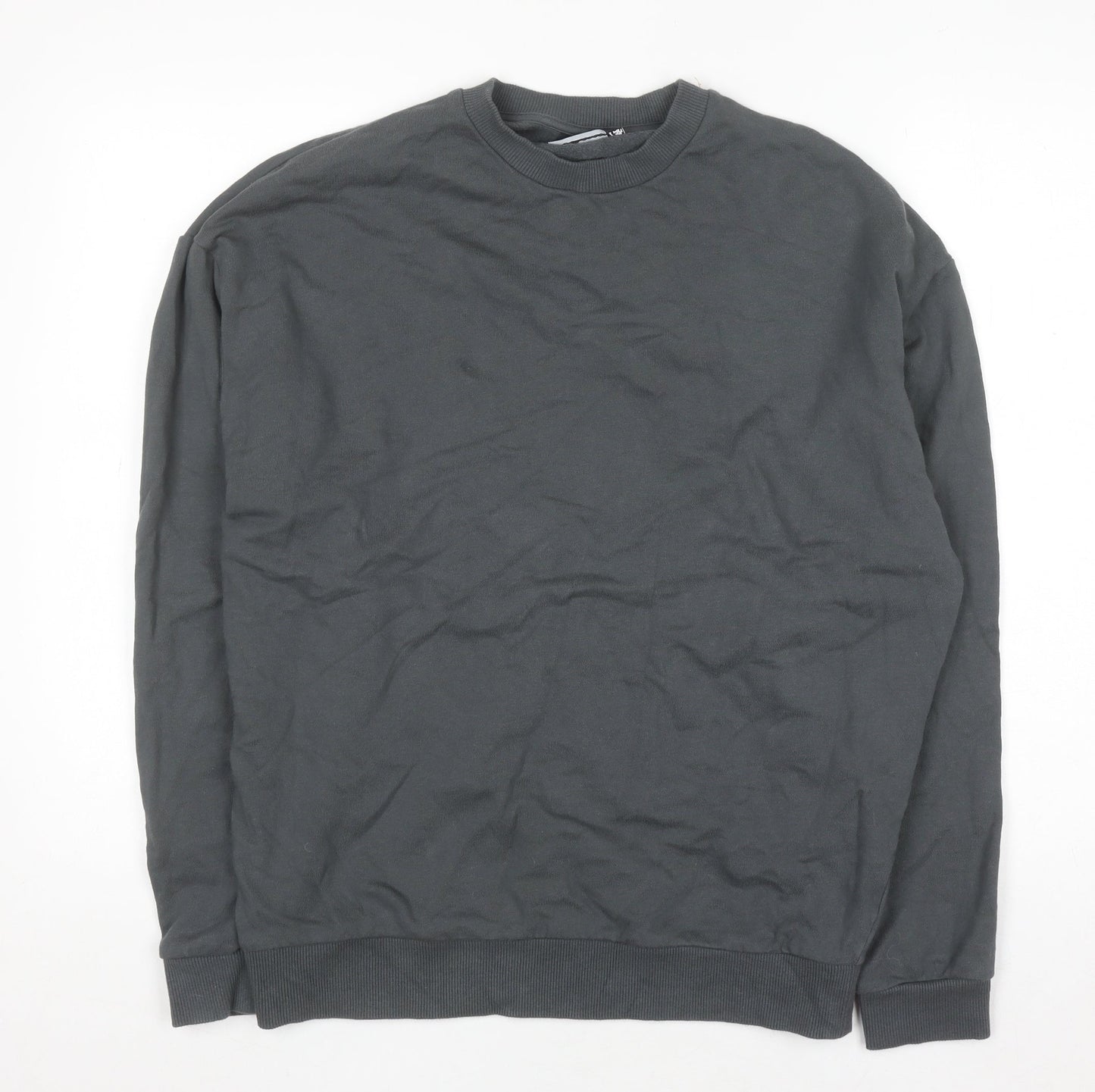 ASOS Design Men's Grey XS Pullover Crew Neck Sweatshirt