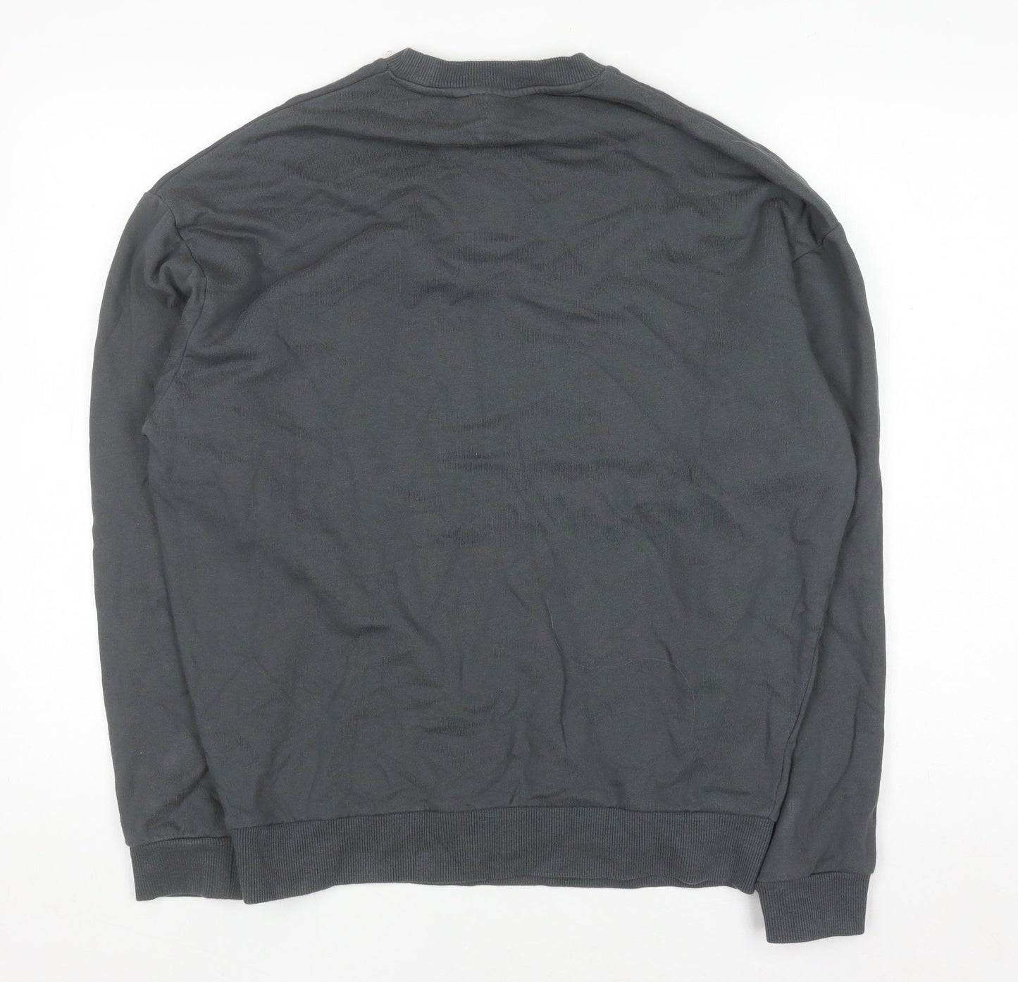 ASOS Design Men's Grey XS Pullover Crew Neck Sweatshirt
