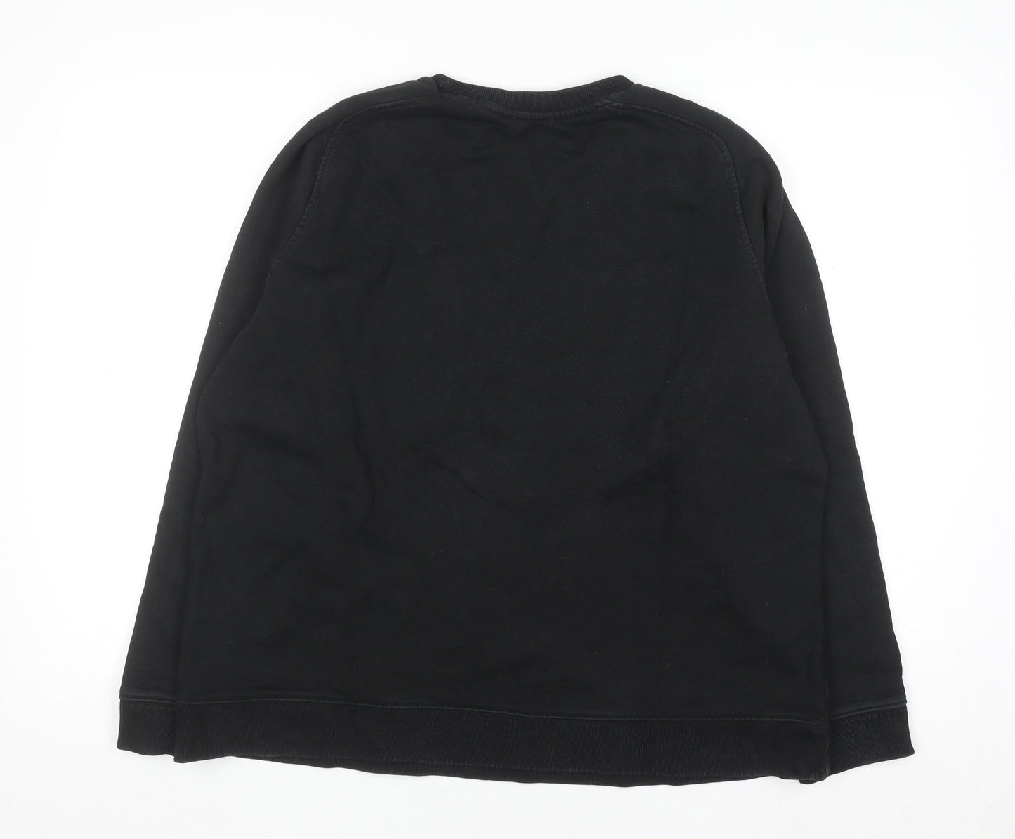 Cult Studios Womens Black Size 16 Crew Neck Pullover Sweatshirt