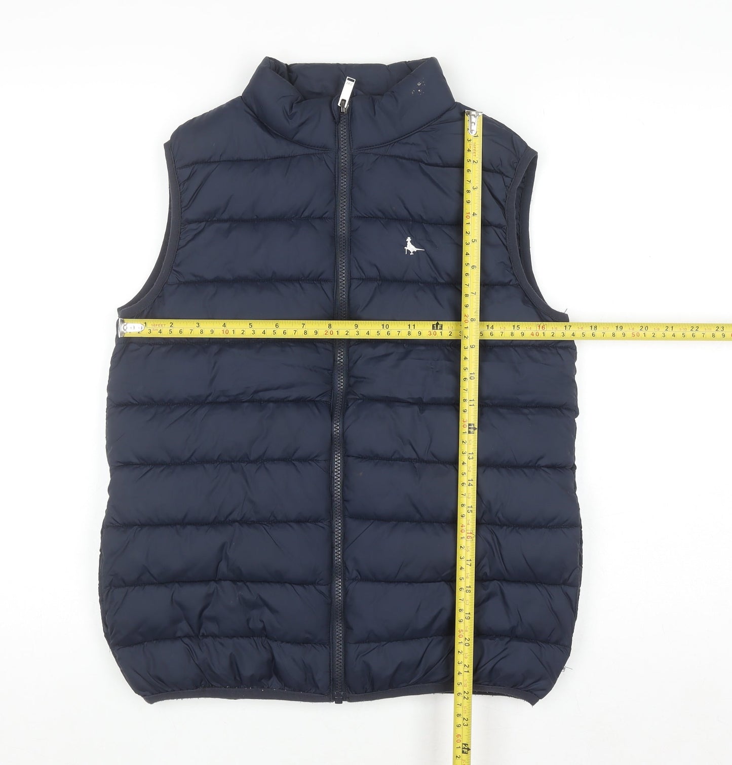 Jack Wills Girls Blue Quilted Puffer Waistcoat 12-13 Years